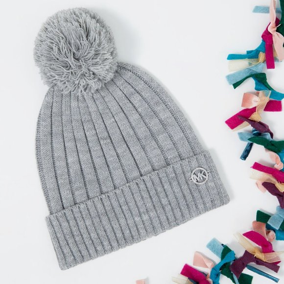 MICHAEL Michael Kors Accessories - Michael Kors Beanie With Pom